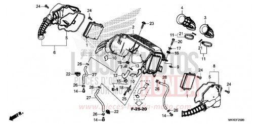 AIR CLEANER CRF1000DK de 2019